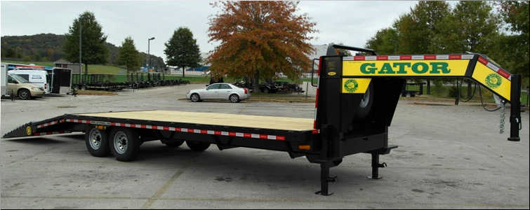 Gooseneck flat bed trailer for sale14k  Woodford County, Kentucky